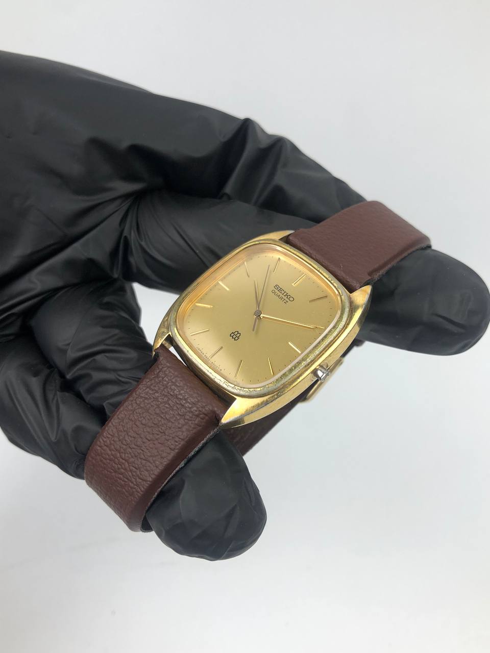 SEIKO TWIN QUARTZ PRIA GOLD CASE - Gambar 3