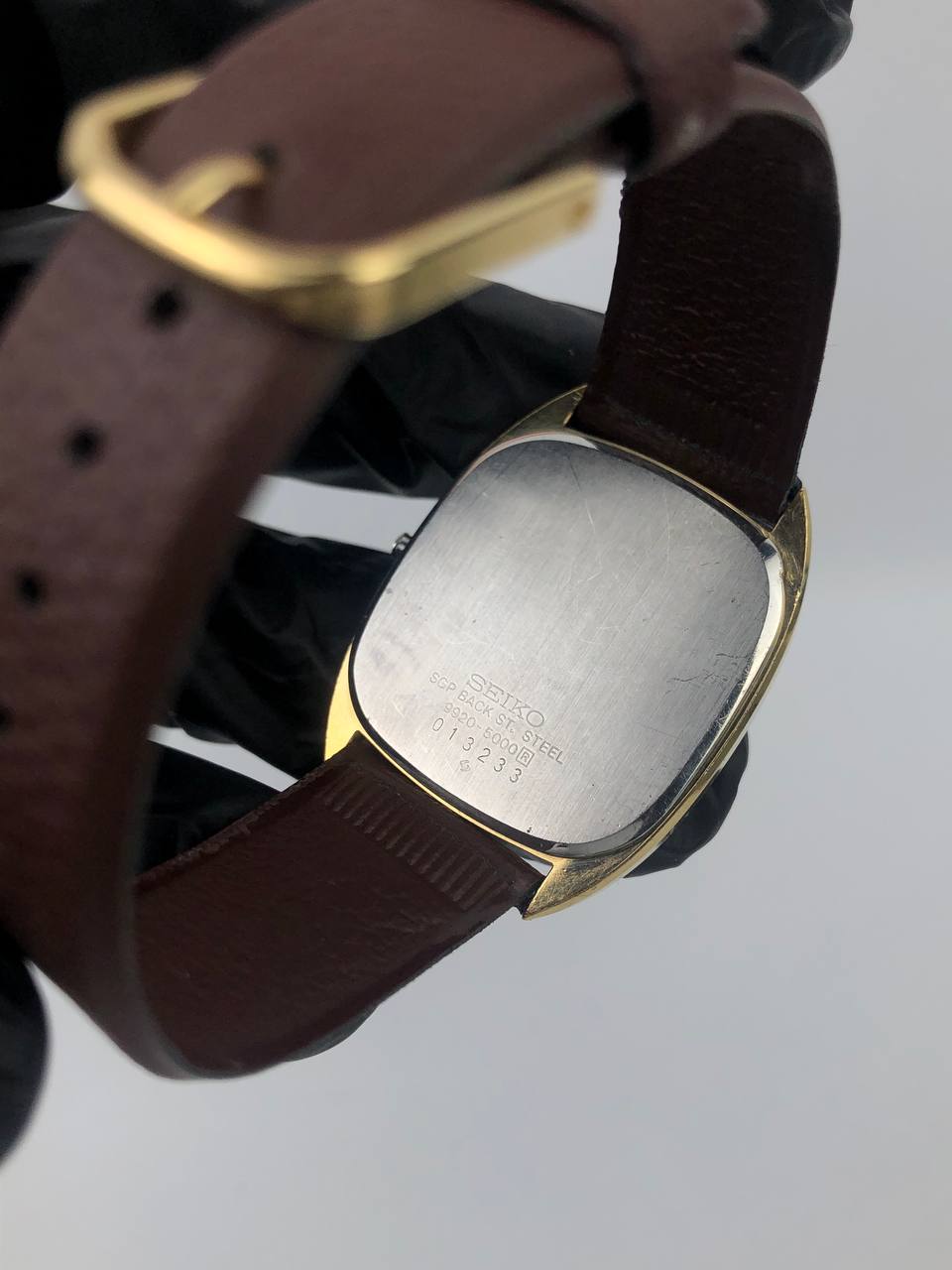 SEIKO TWIN QUARTZ PRIA GOLD CASE - Gambar 7