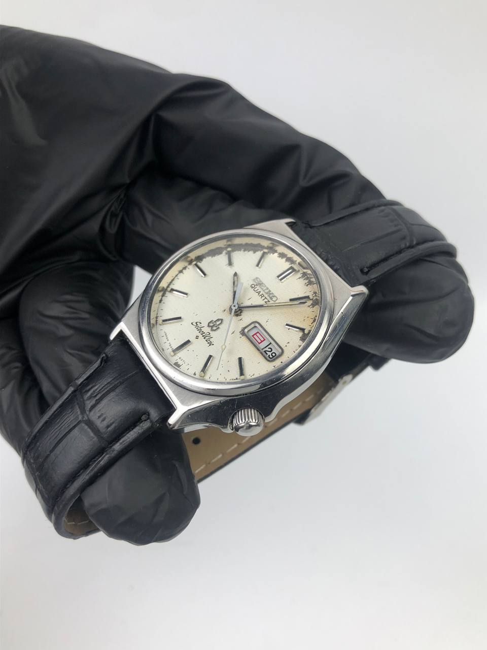 SEIKO SILVERWAVE DAYDATE DIAL AGING - Gambar 3