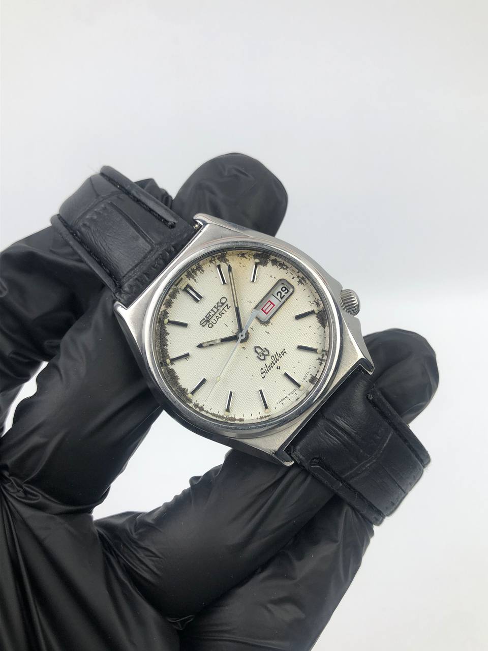 SEIKO SILVERWAVE DAYDATE DIAL AGING - Gambar 4