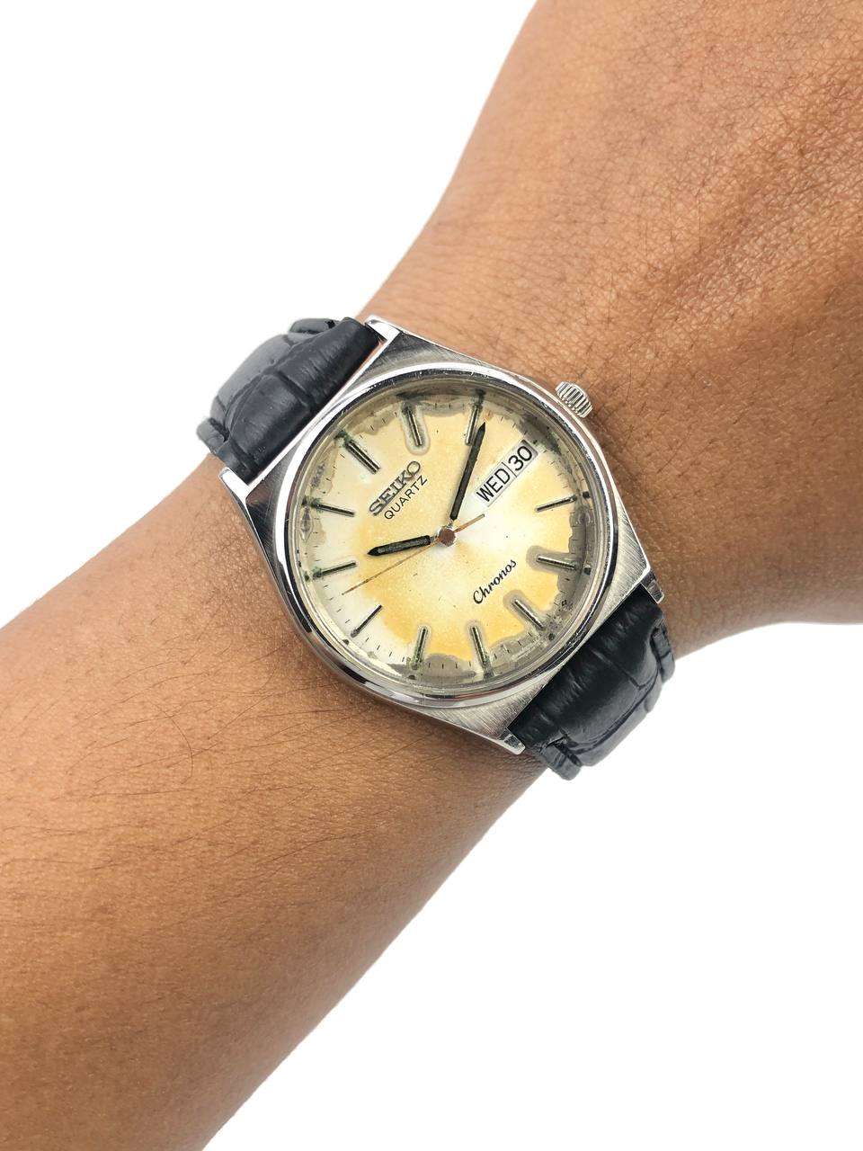 SEIKO CHRONOS DAYDATE AGING DIAL