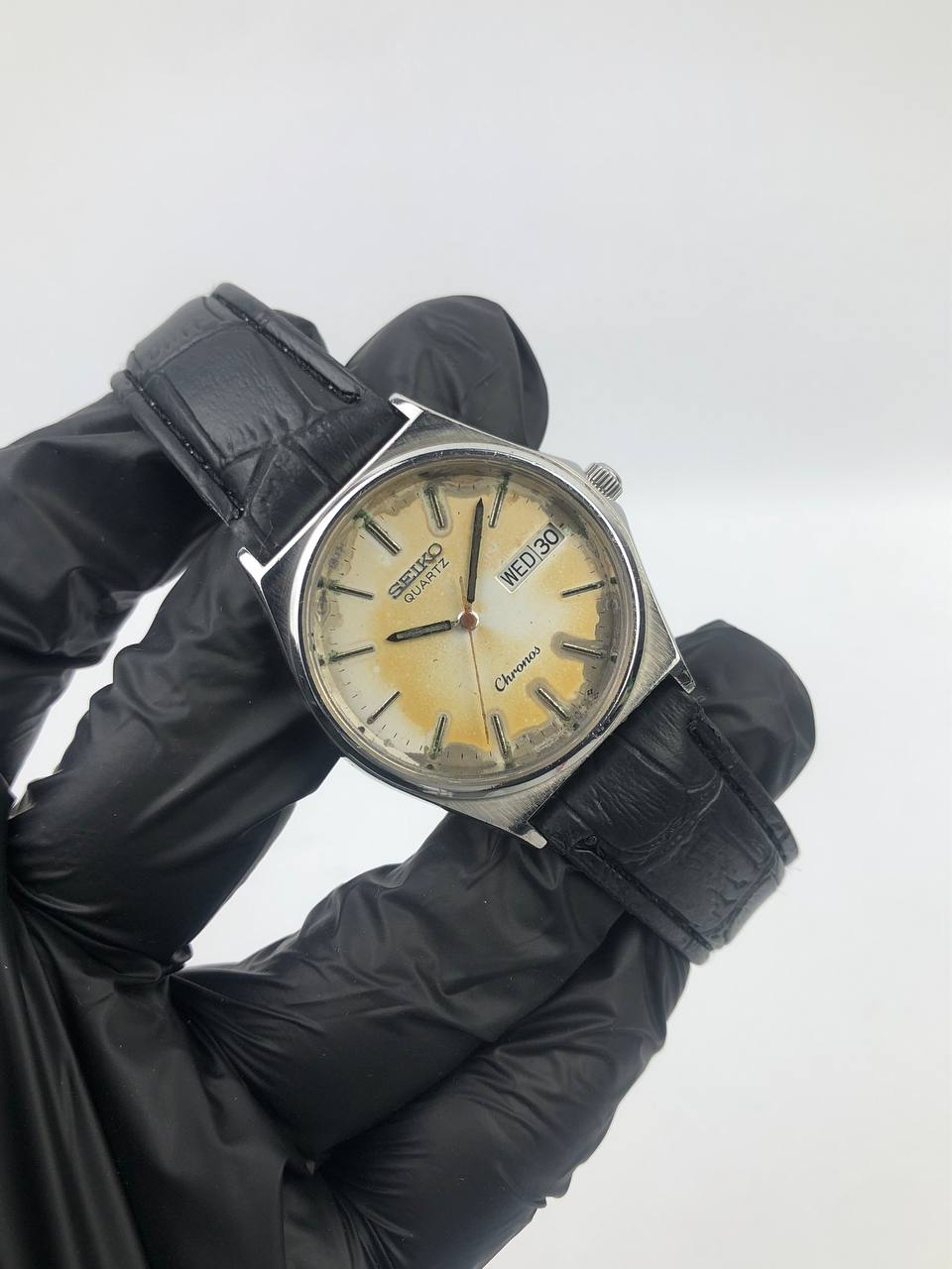 SEIKO CHRONOS DAYDATE AGING DIAL - Gambar 4