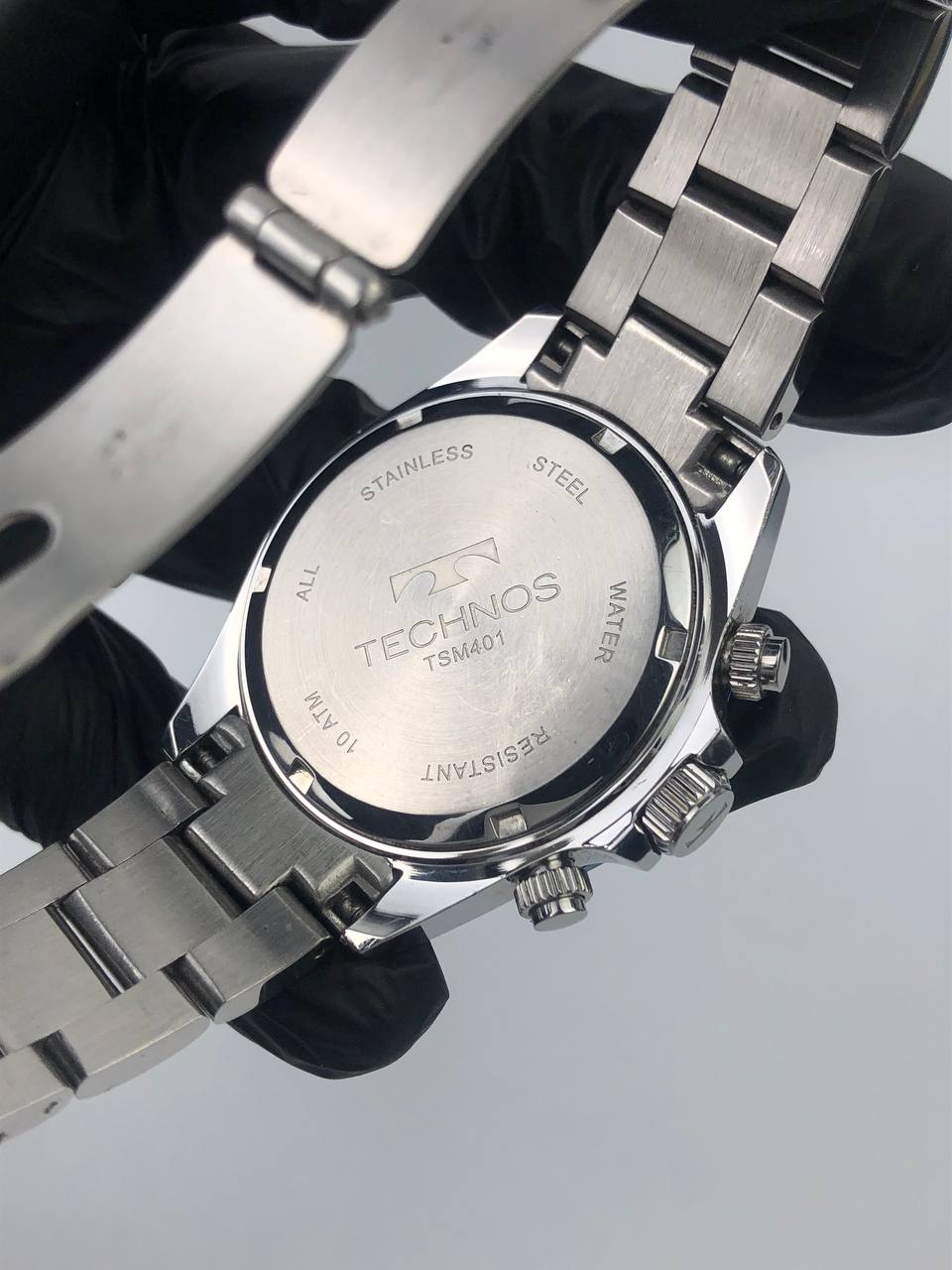 TECHNOS CHRONOGRAPH BLUE DIAL ALL ORIGINAL - Gambar 8