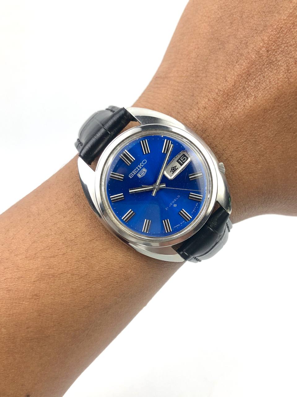 SEIKO 5 AUTOMATIC BLUE DIAL DAYDATE ORIGINAL