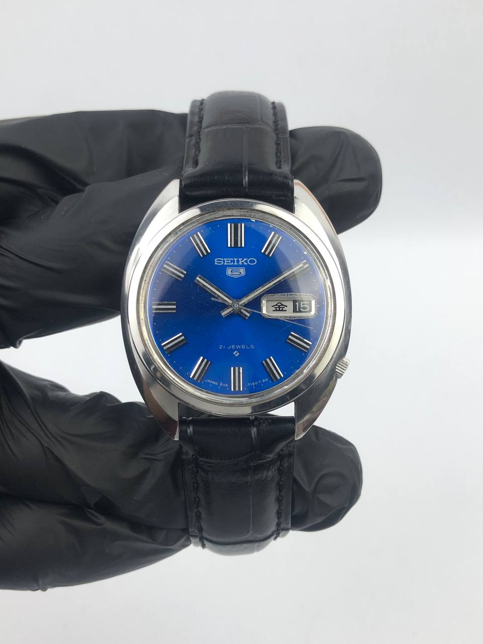 SEIKO 5 AUTOMATIC BLUE DIAL DAYDATE ORIGINAL - Gambar 2