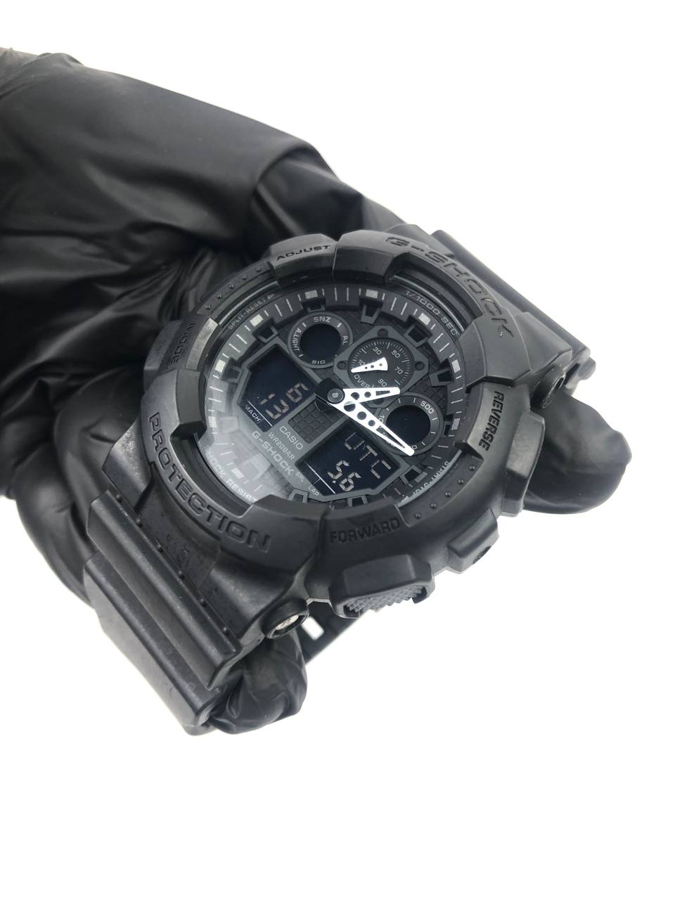 G SHOCK ANADIGI GA SERIES BLACK ALL ORIGINAL - Gambar 3