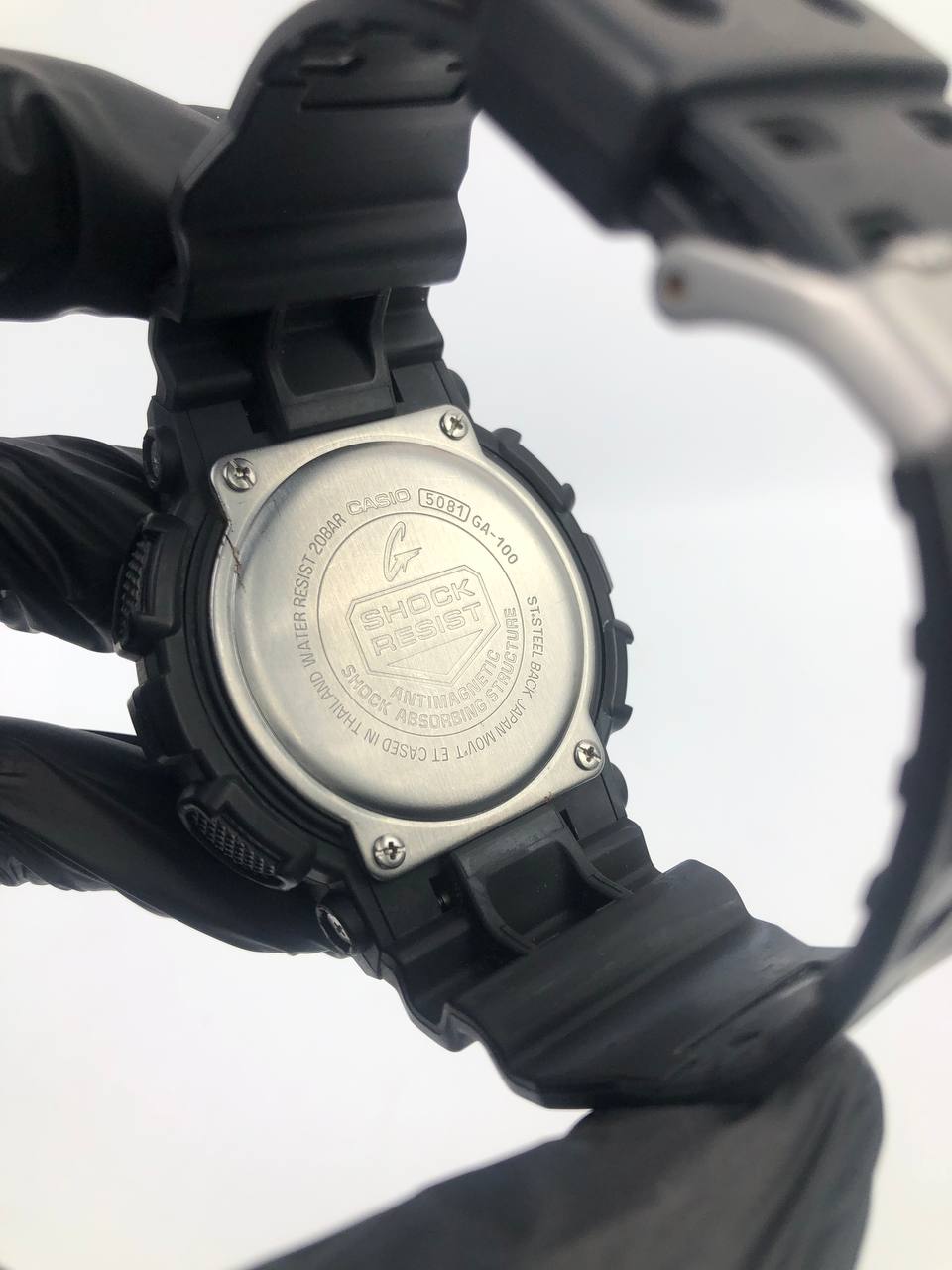 G SHOCK ANADIGI GA SERIES BLACK ALL ORIGINAL - Gambar 8