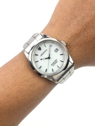 SHAREX SOLAR TECH MAN SIZE WHITE DIAL