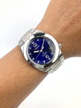 SEIKO SUS PERPETUAL CALENDAR BLUE DIAL ROTATE BEZEL ALL ORI