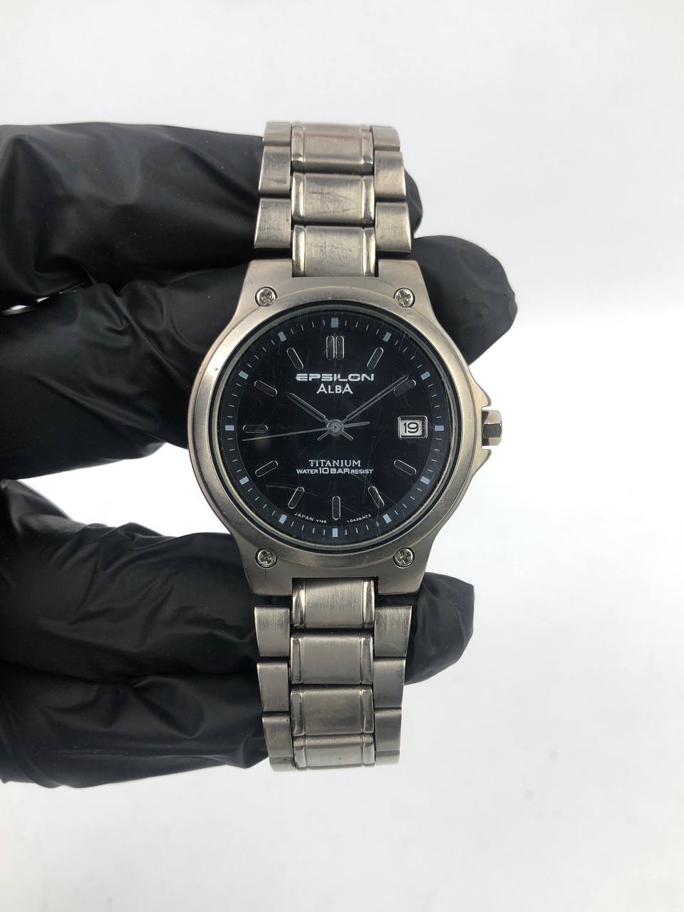 ALBA EPSILON BLACK DIAL FULL TITANIUM - Gambar 2