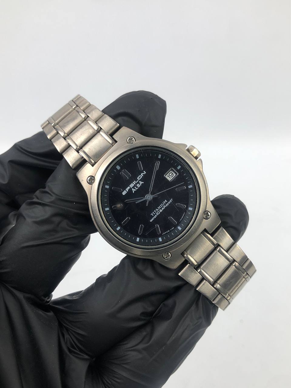ALBA EPSILON BLACK DIAL FULL TITANIUM - Gambar 4