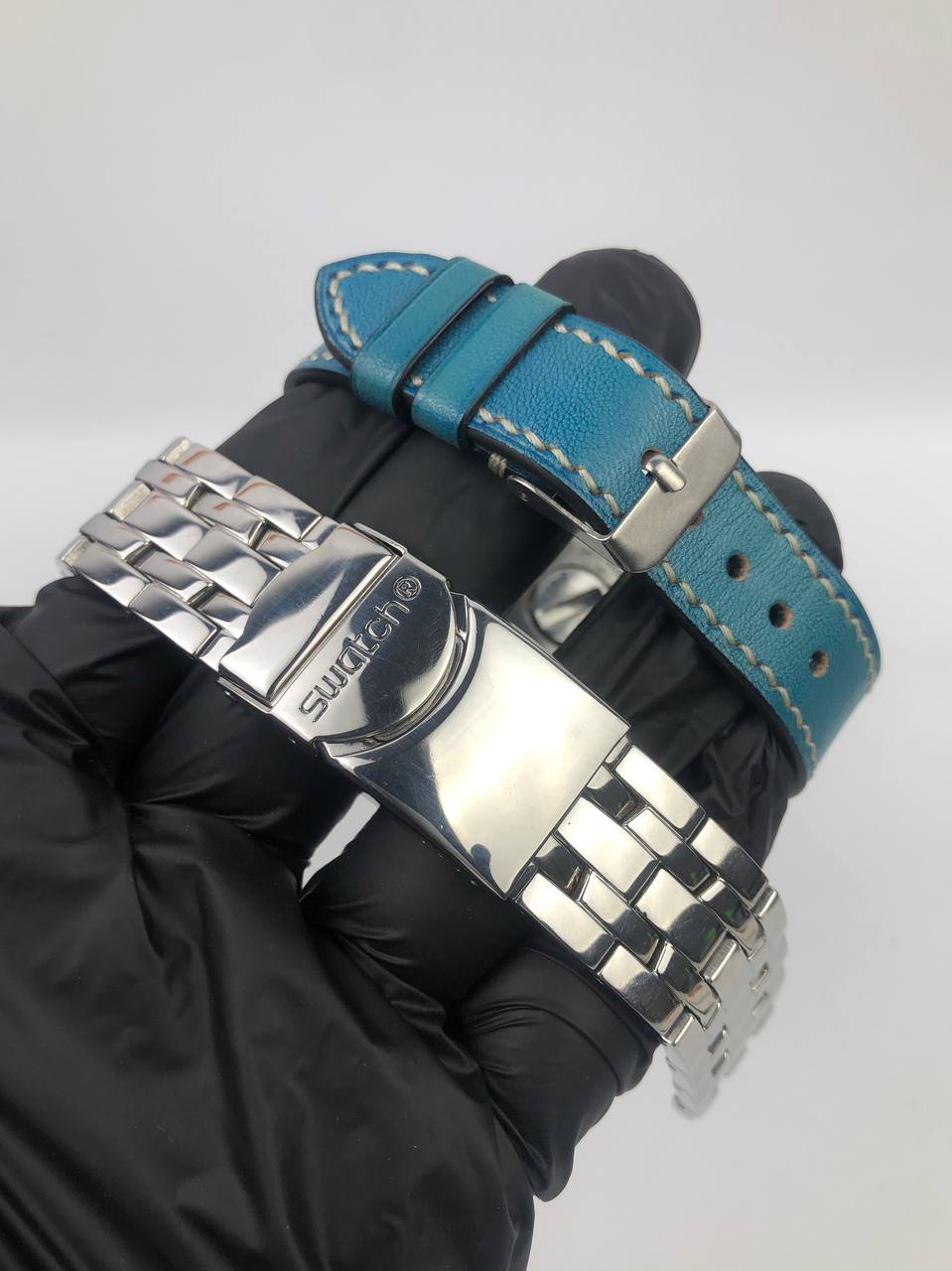 SWATCH IRONY SWISS BLUE DIAL NUMERIK ALL ORIGINAL - Gambar 7