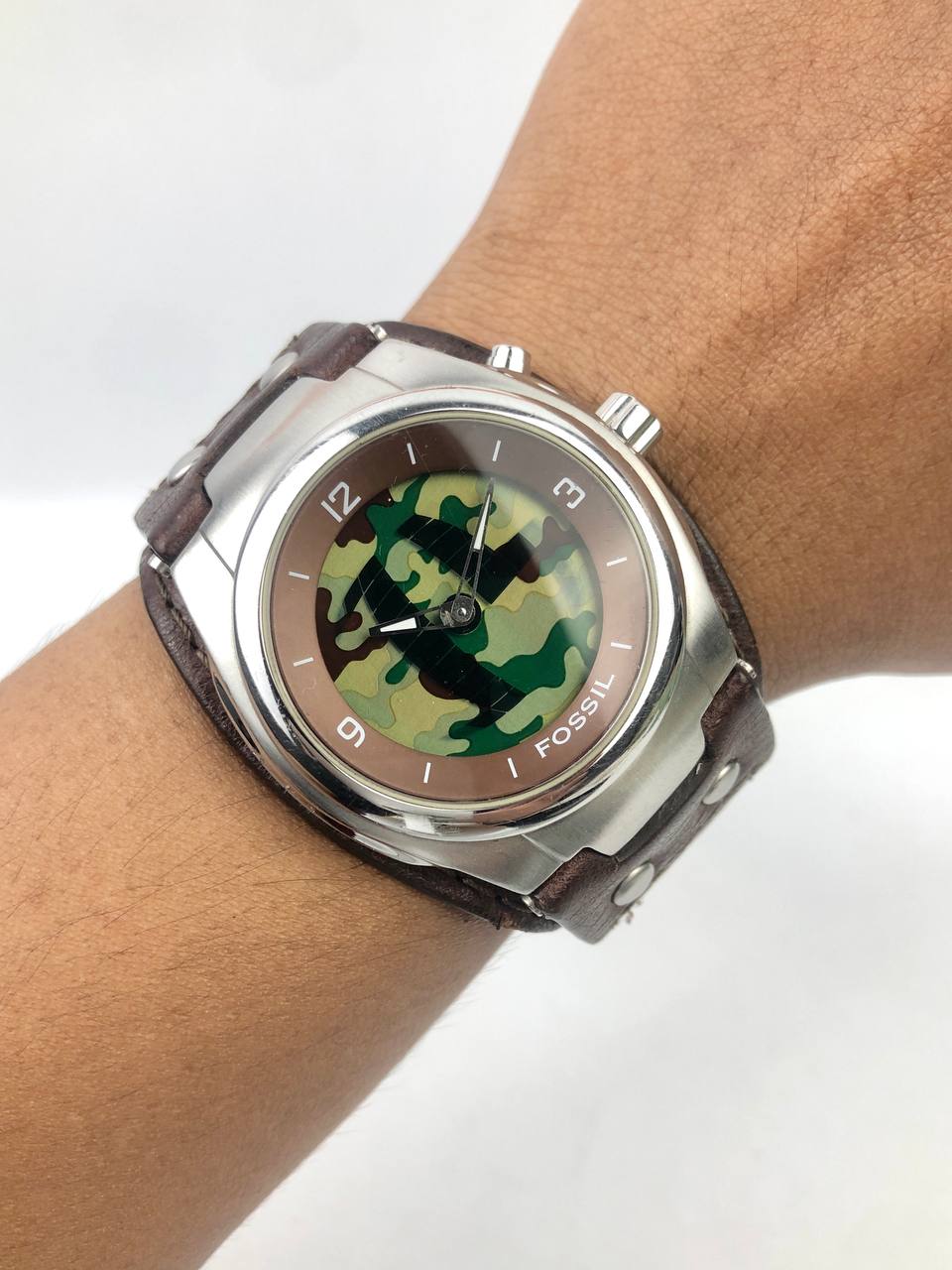 FOSSIL BIGTIC ANADIGI LEATHER STRAP ALL ORIGINAL - Gambar 2