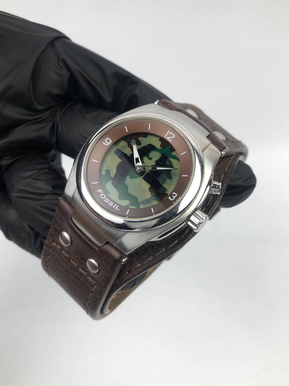 FOSSIL BIGTIC ANADIGI LEATHER STRAP ALL ORIGINAL - Gambar 4