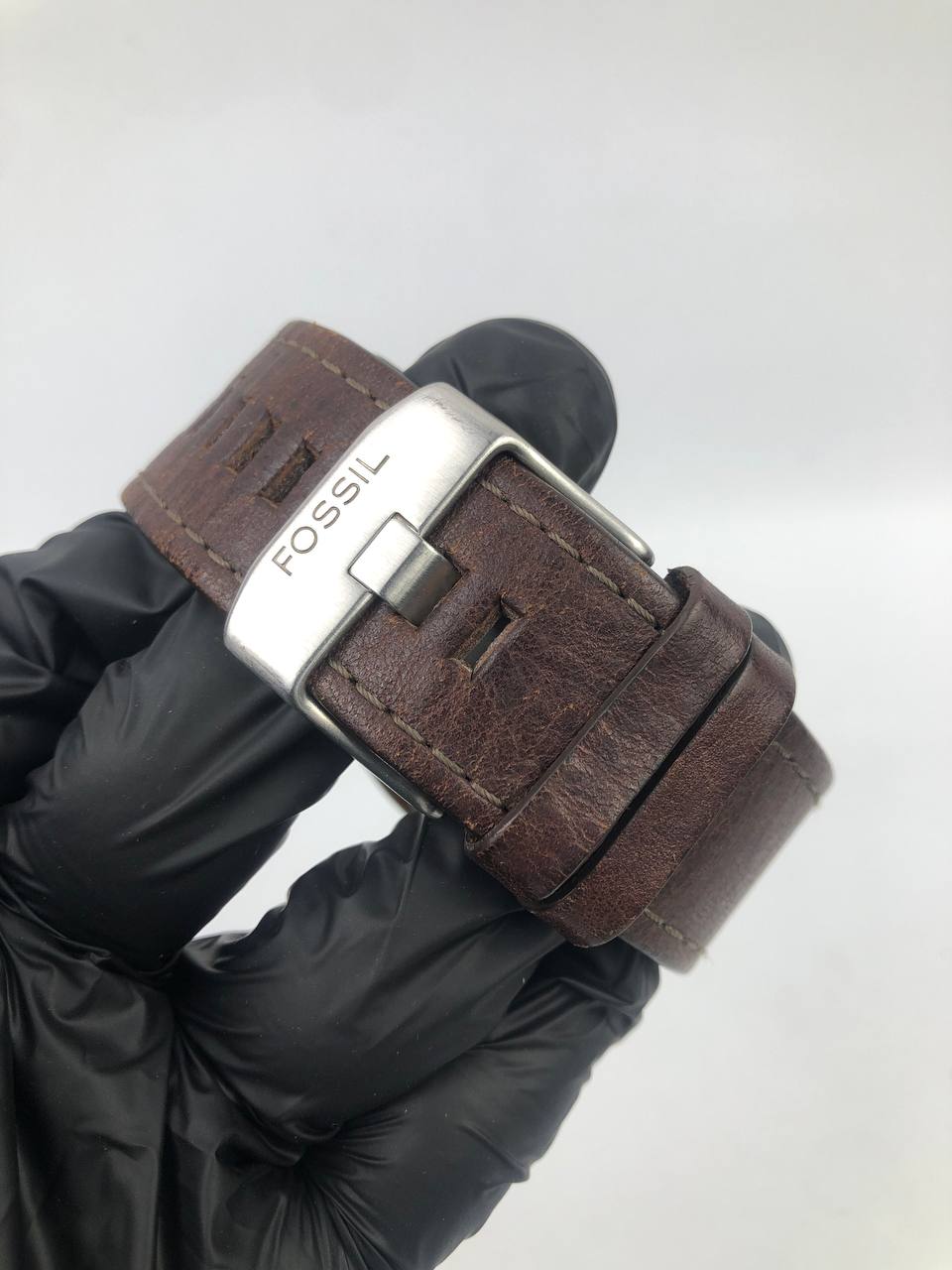 FOSSIL BIGTIC ANADIGI LEATHER STRAP ALL ORIGINAL - Gambar 8