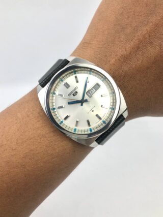 SEIKO 5 VINTAGE DAYDATE 6119 BLUE INNER DIAL