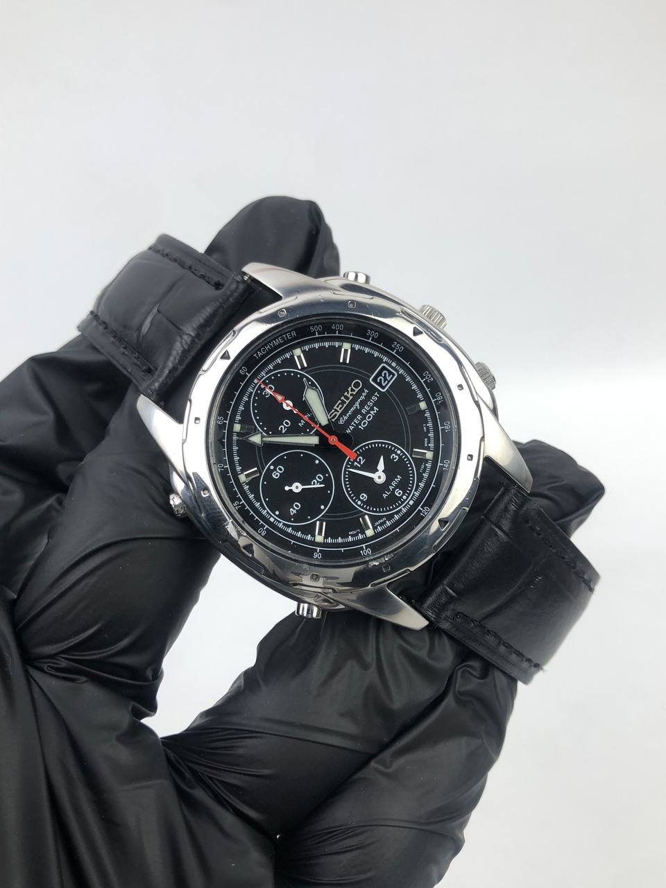 SEIKO ALARM CHRONOGRAPH SWIPE SECOND HAND - Gambar 4