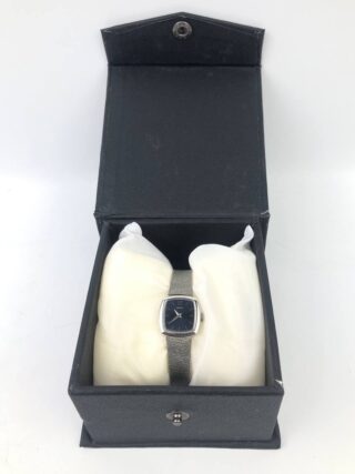 BEAUTIFUL SEIKO LADIES PALADIUM CASE BLUE DIAL