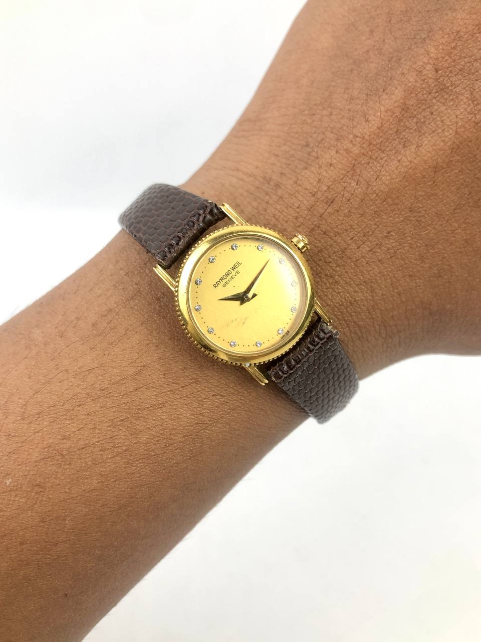 SWISSMADE RAYMOND WEIL GENEVE 18k GOLD ELECTROPLATED