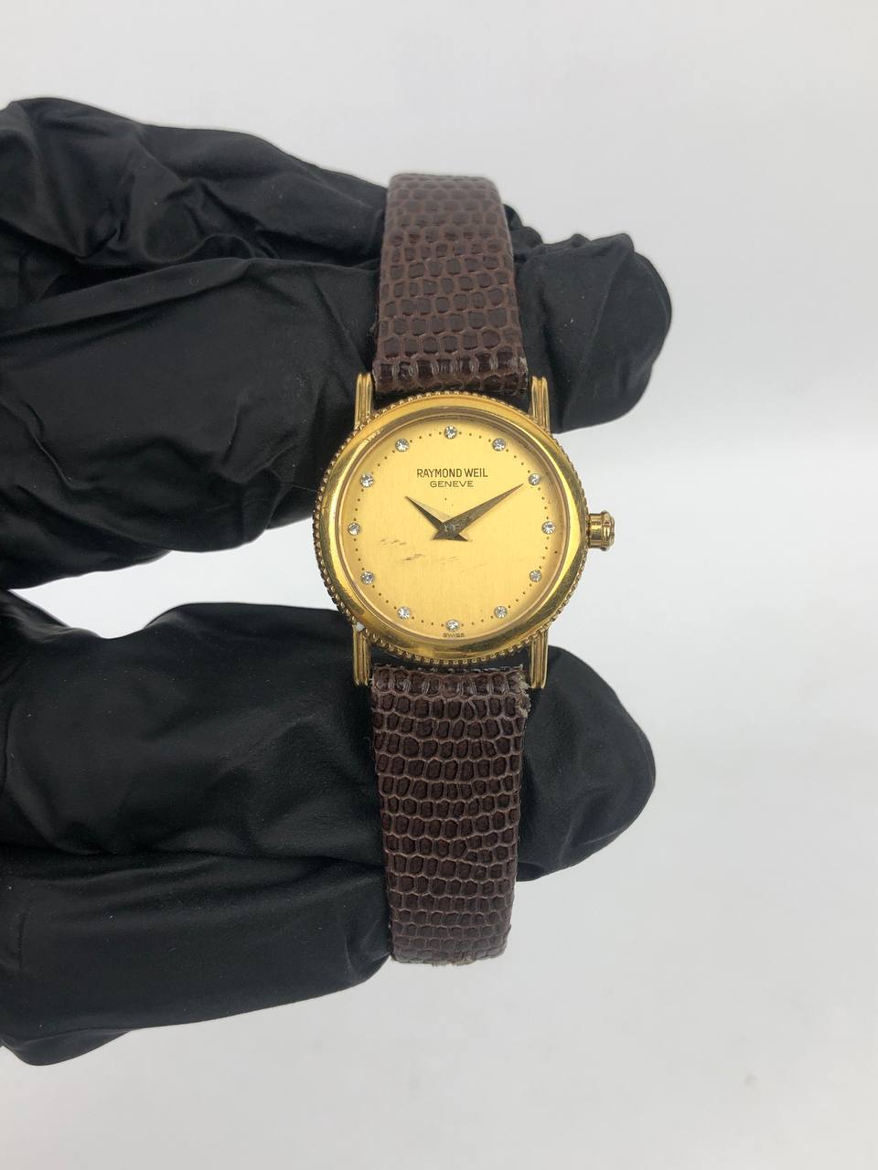 SWISSMADE RAYMOND WEIL GENEVE 18k GOLD ELECTROPLATED - Gambar 2