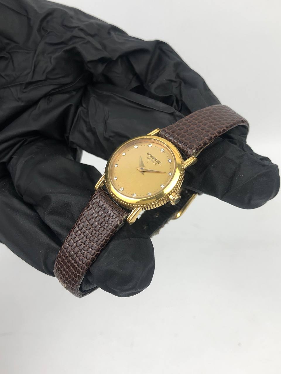 SWISSMADE RAYMOND WEIL GENEVE 18k GOLD ELECTROPLATED - Gambar 3
