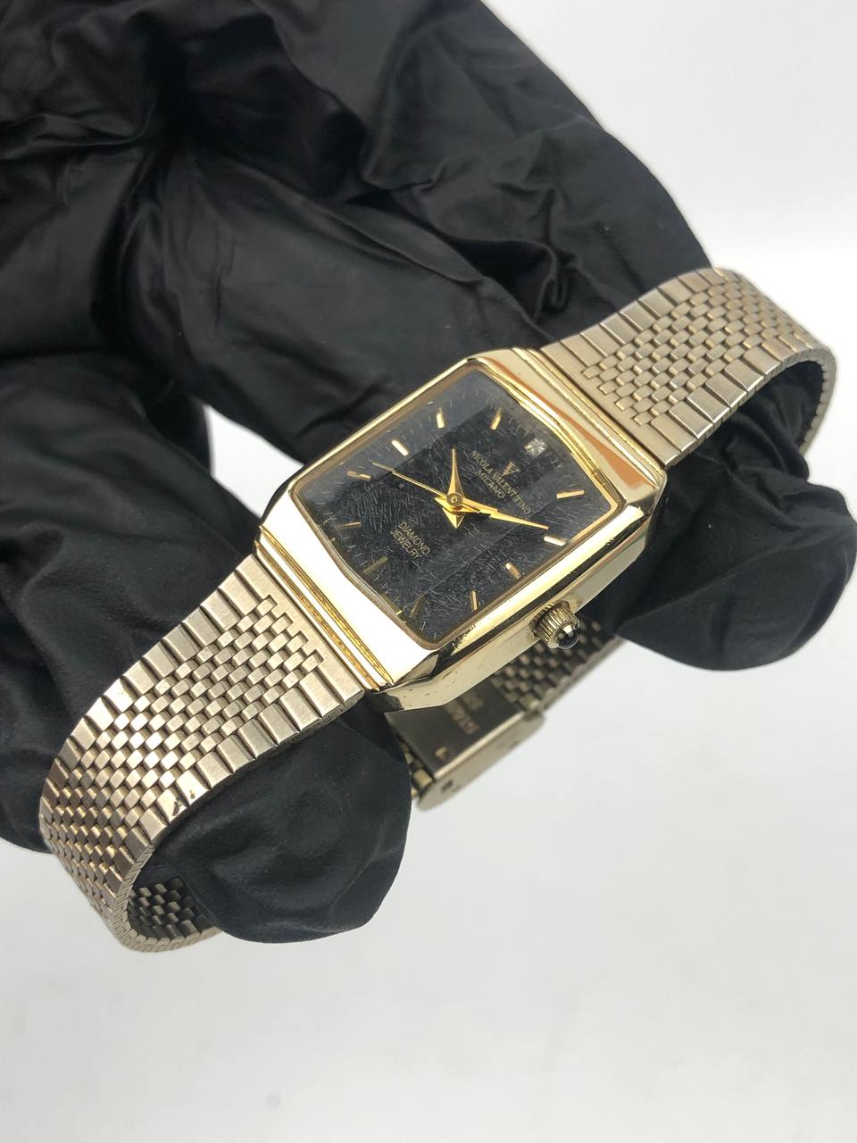 DRESWATCH LADIES NICOLA VALENTINO BLACK SNOWFLAKE DIAL - Gambar 3