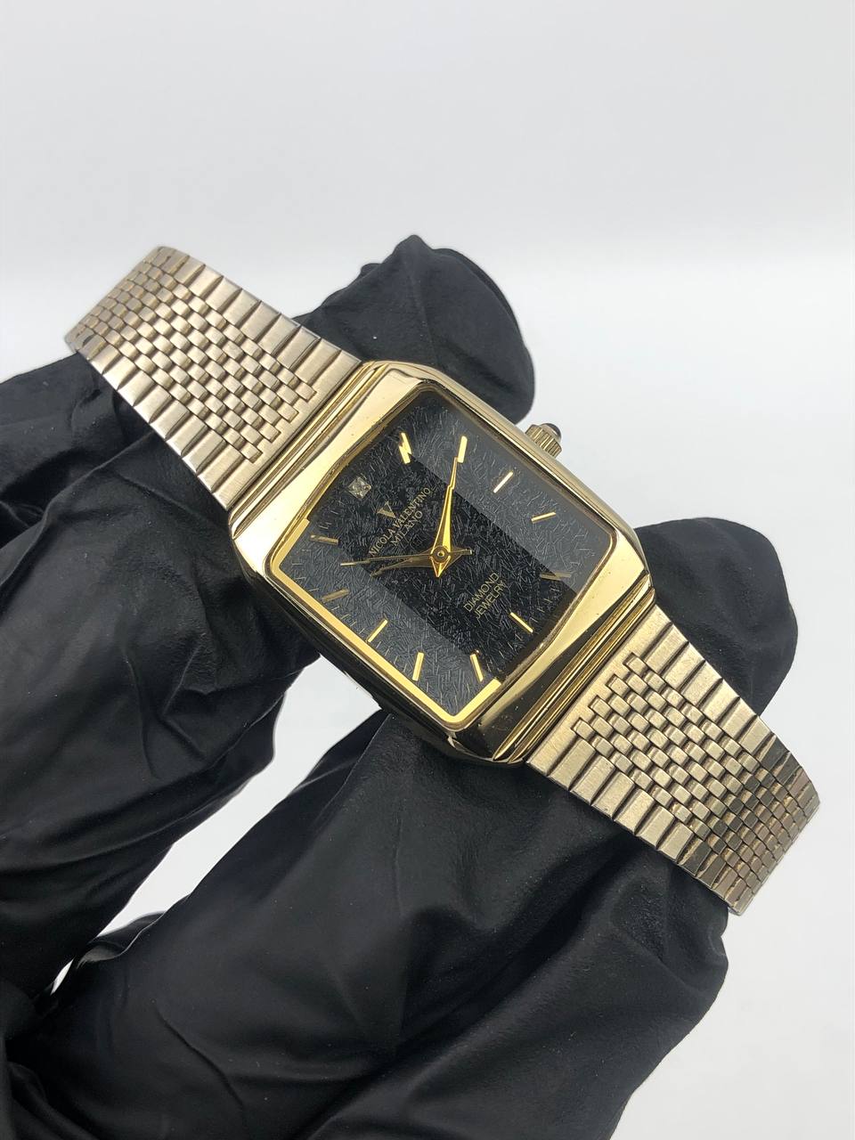 DRESWATCH LADIES NICOLA VALENTINO BLACK SNOWFLAKE DIAL - Gambar 4