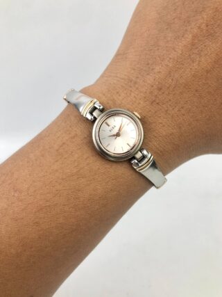 BEAUTIFUL ALBA BANGLE QUARTZ TWOTONE
