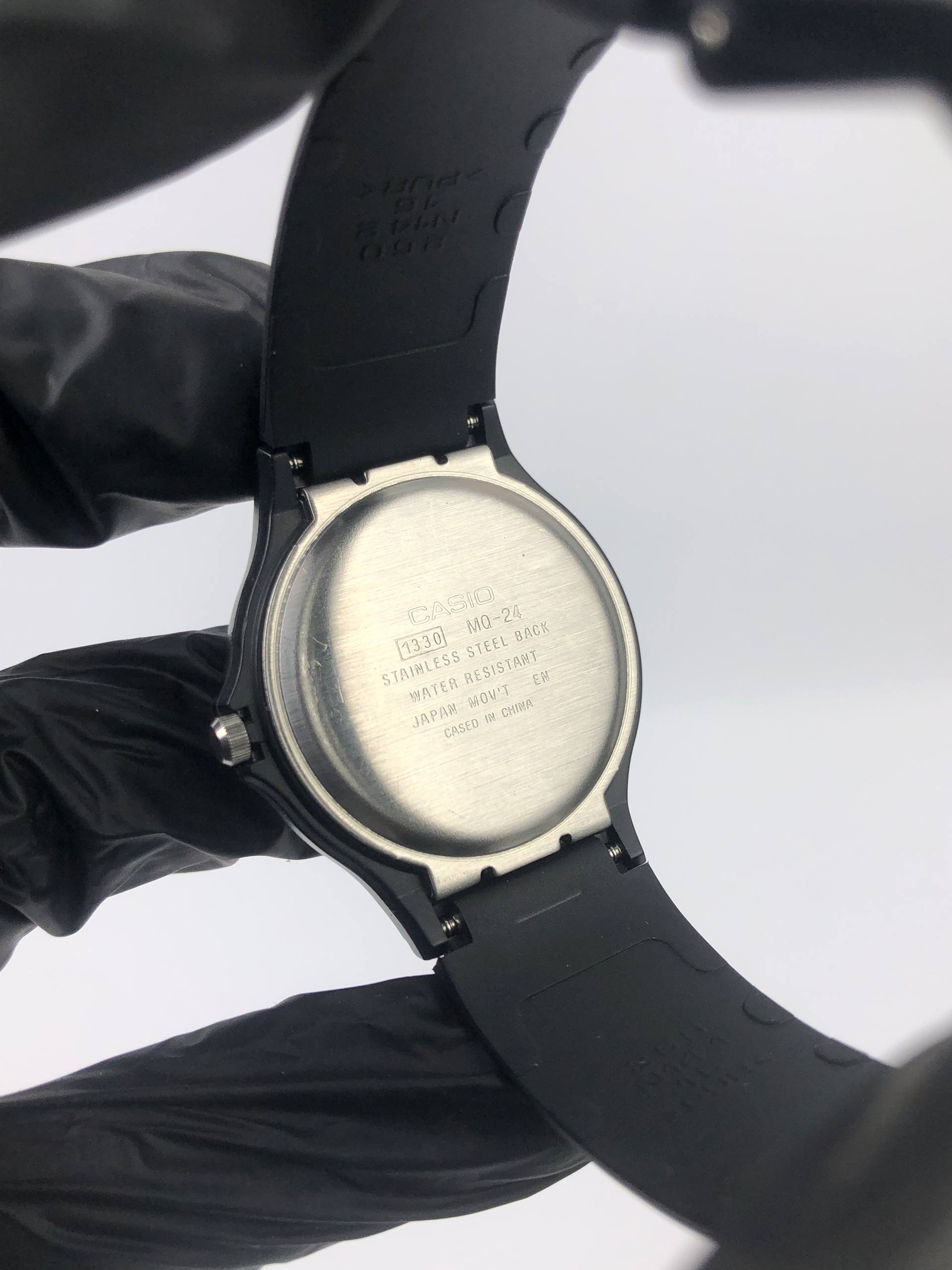 CASIO QUARTZ MQ SERIES BLACK RESIN CASE - Gambar 8