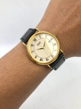 EKSLUSIF SEIKO QUARTZ DATE ROMAN MAN SIZE