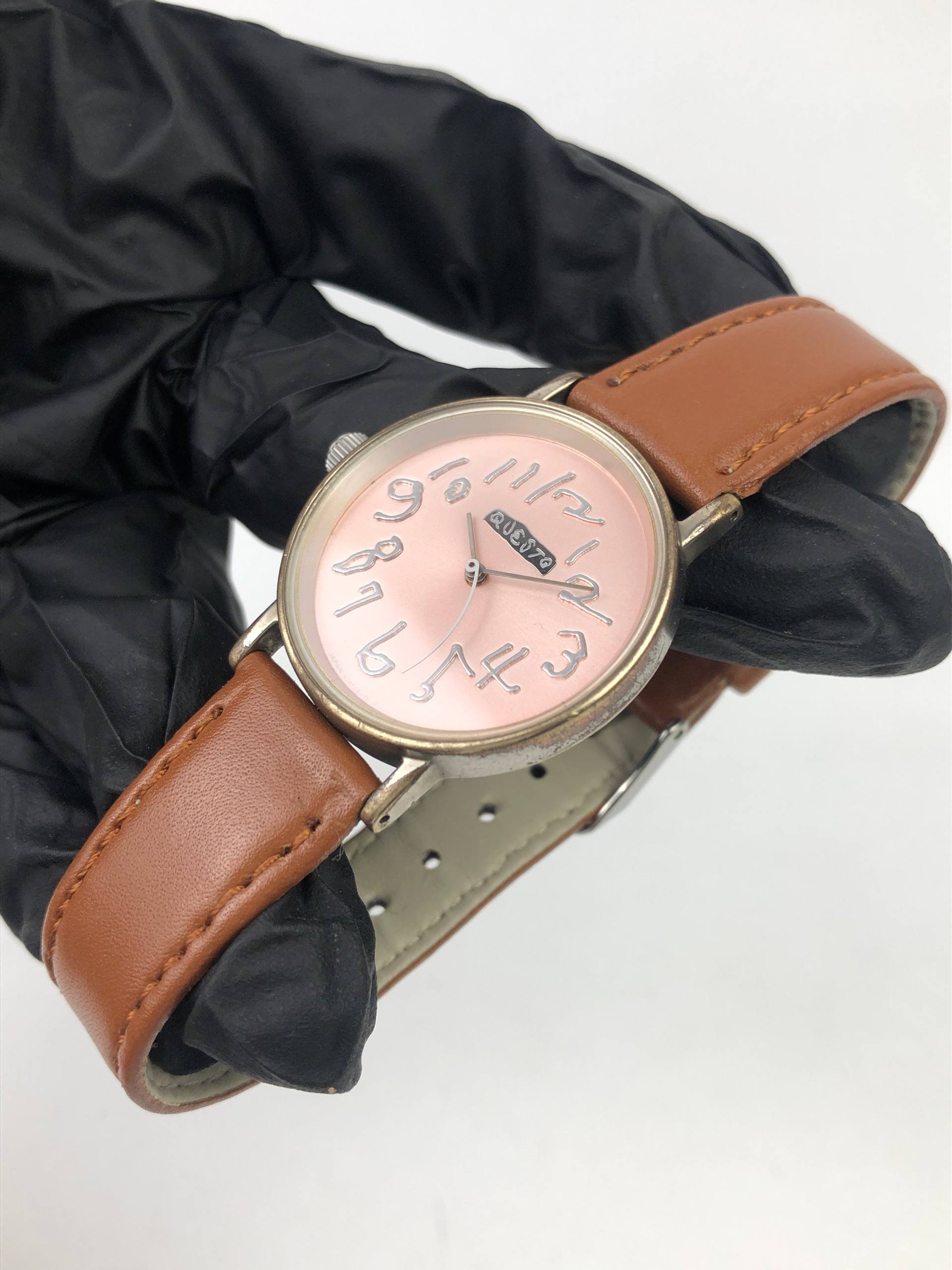 OHARA QUESTQ LEFTY CROWN BY SEIKO RARE SALMOND DIAL - Gambar 3