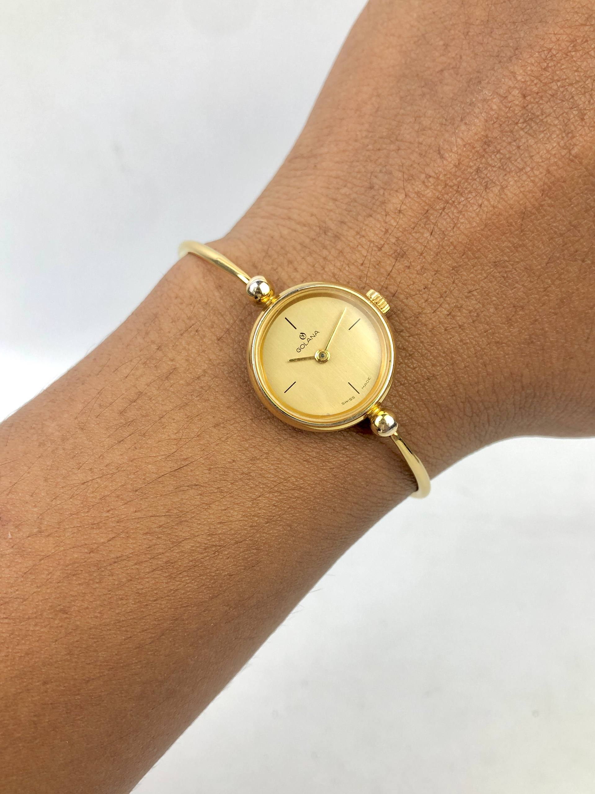 SWISSMADE GOLANA BANGLE GOLD LADIES