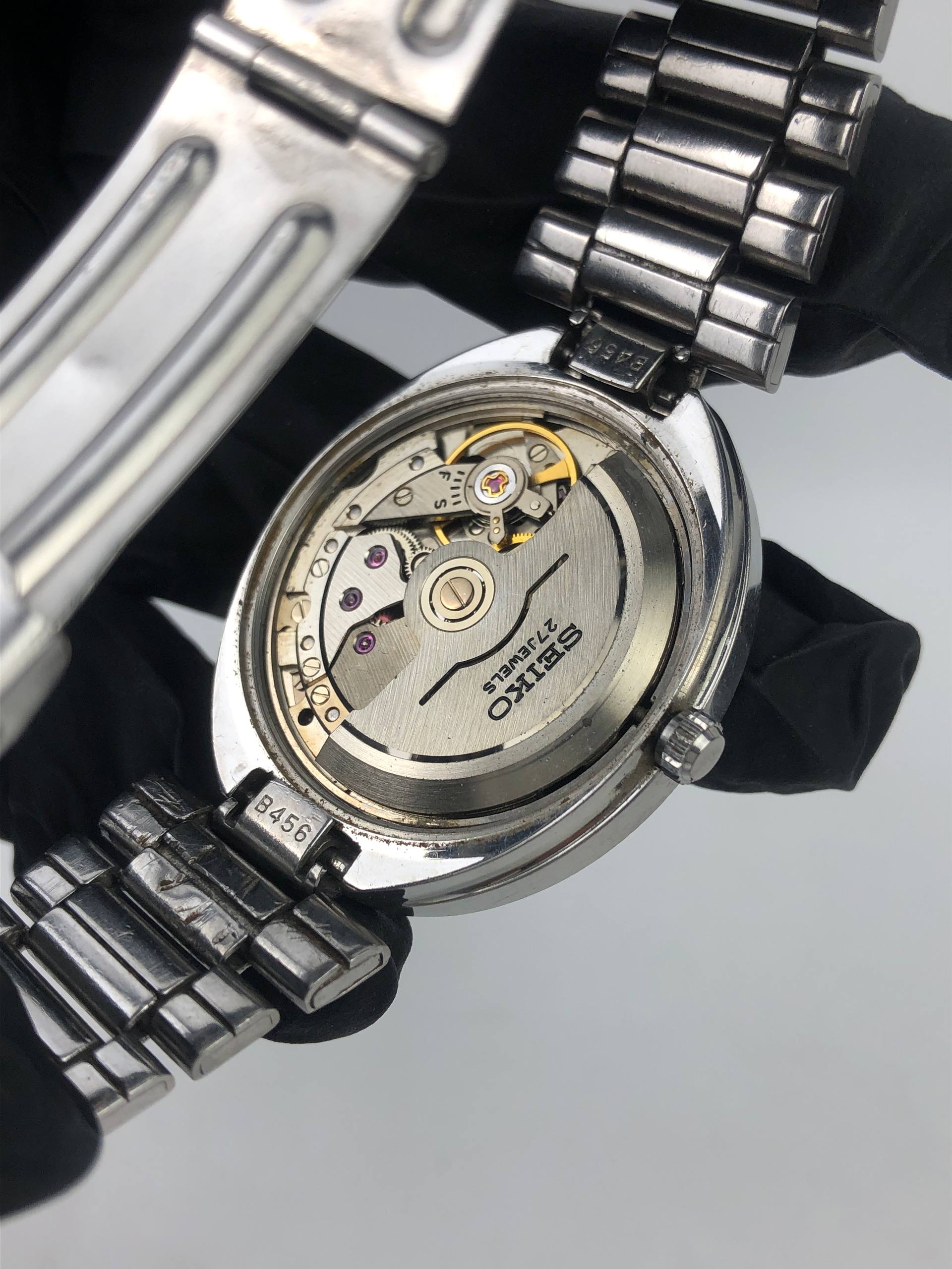 SEIKO BUSSINES A JAPAN LINEN DIAL DAYDATE - Gambar 8