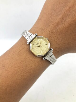 SEIKO LADIES OCTAGON TWOTONE PALADIUM CASE