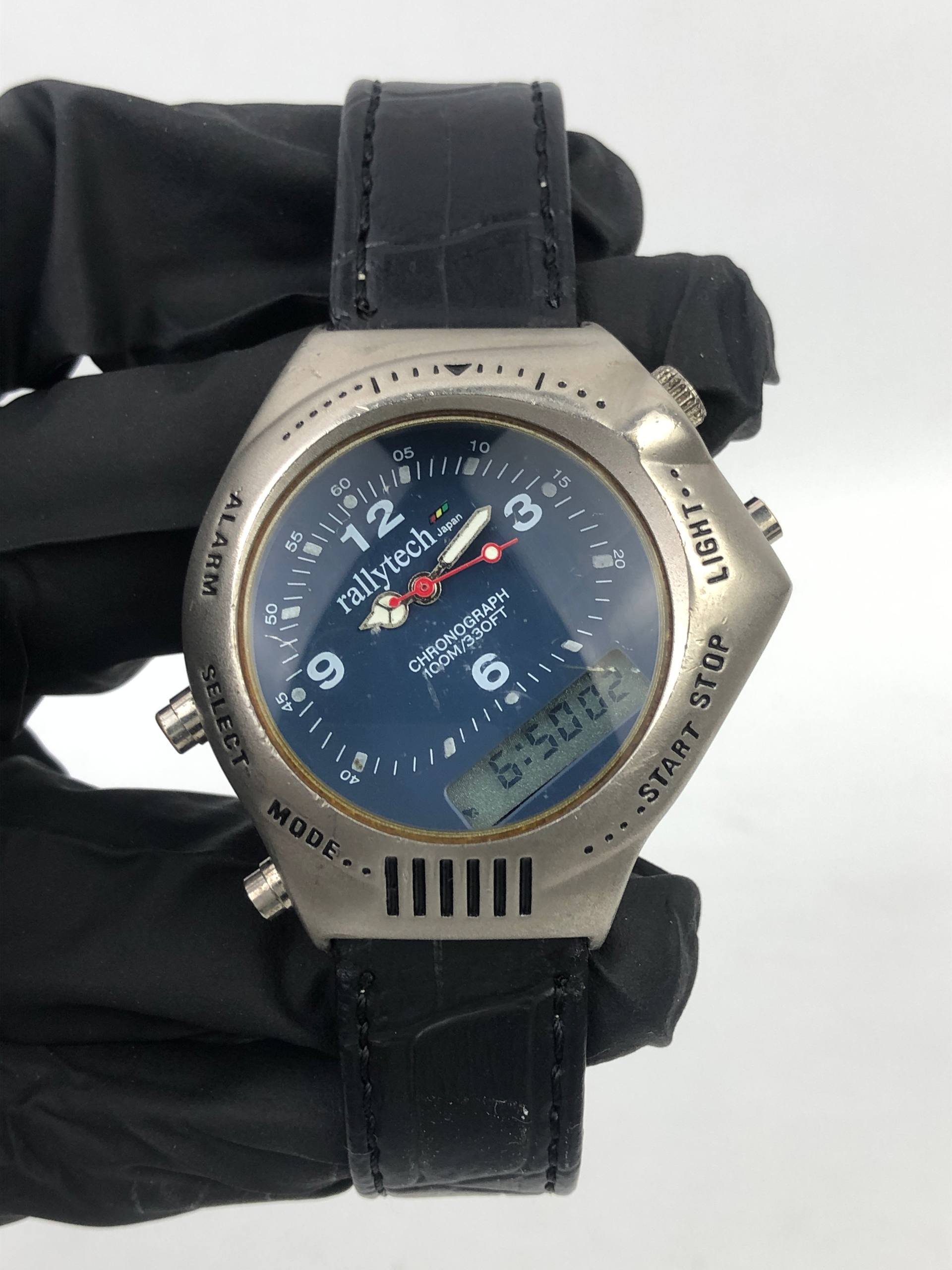 RALLY TECH DRIVE WATCH JAPAN ANALOG DIGITAL - Gambar 3