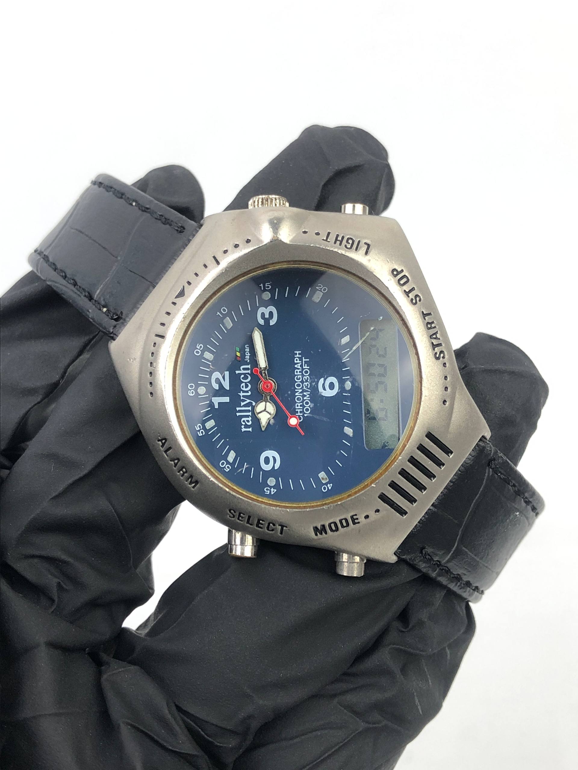 RALLY TECH DRIVE WATCH JAPAN ANALOG DIGITAL - Gambar 4