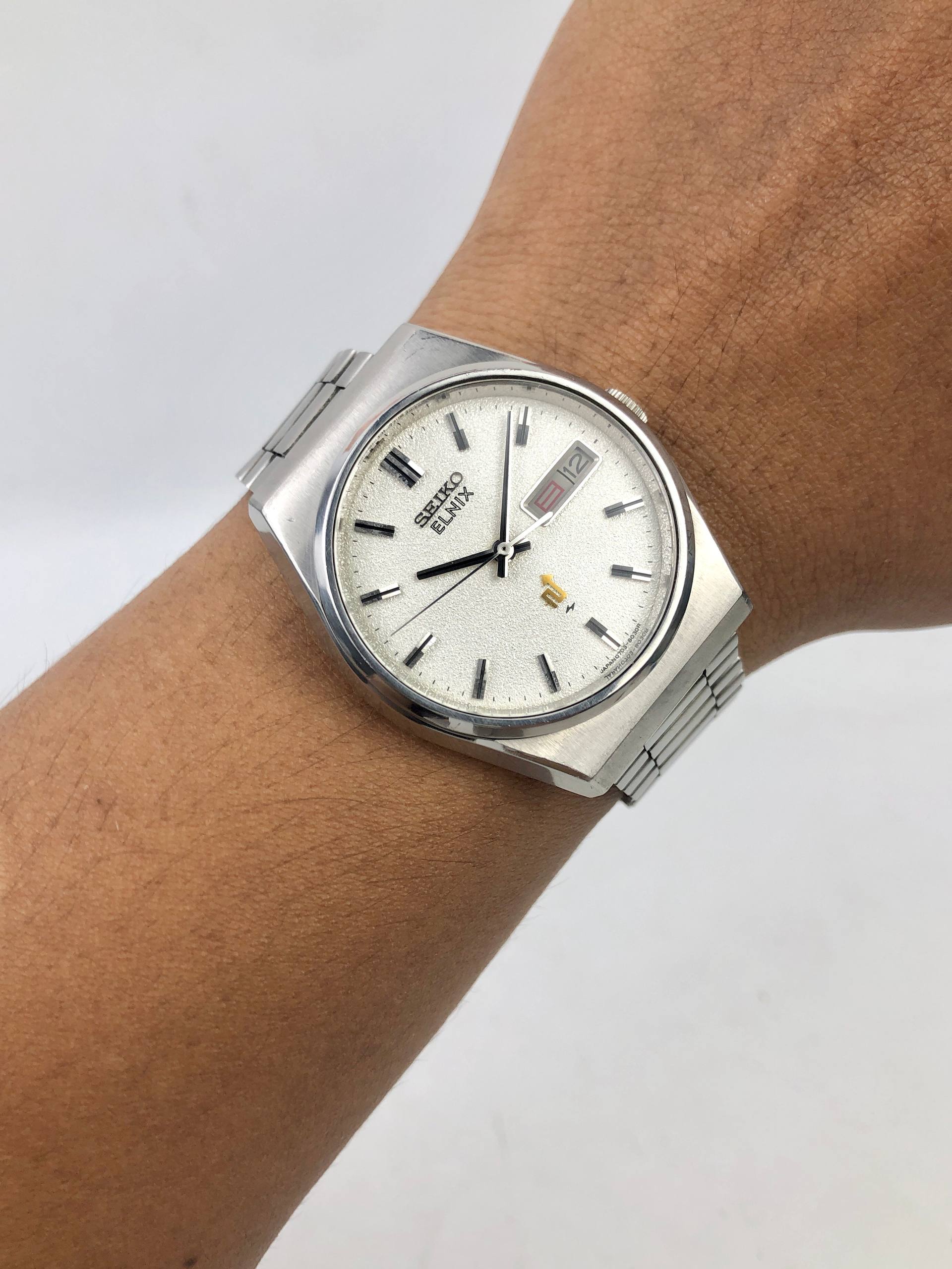 SEIKO ELNIX ART TEXTURE DIAL DAYDATE ORIGINAL