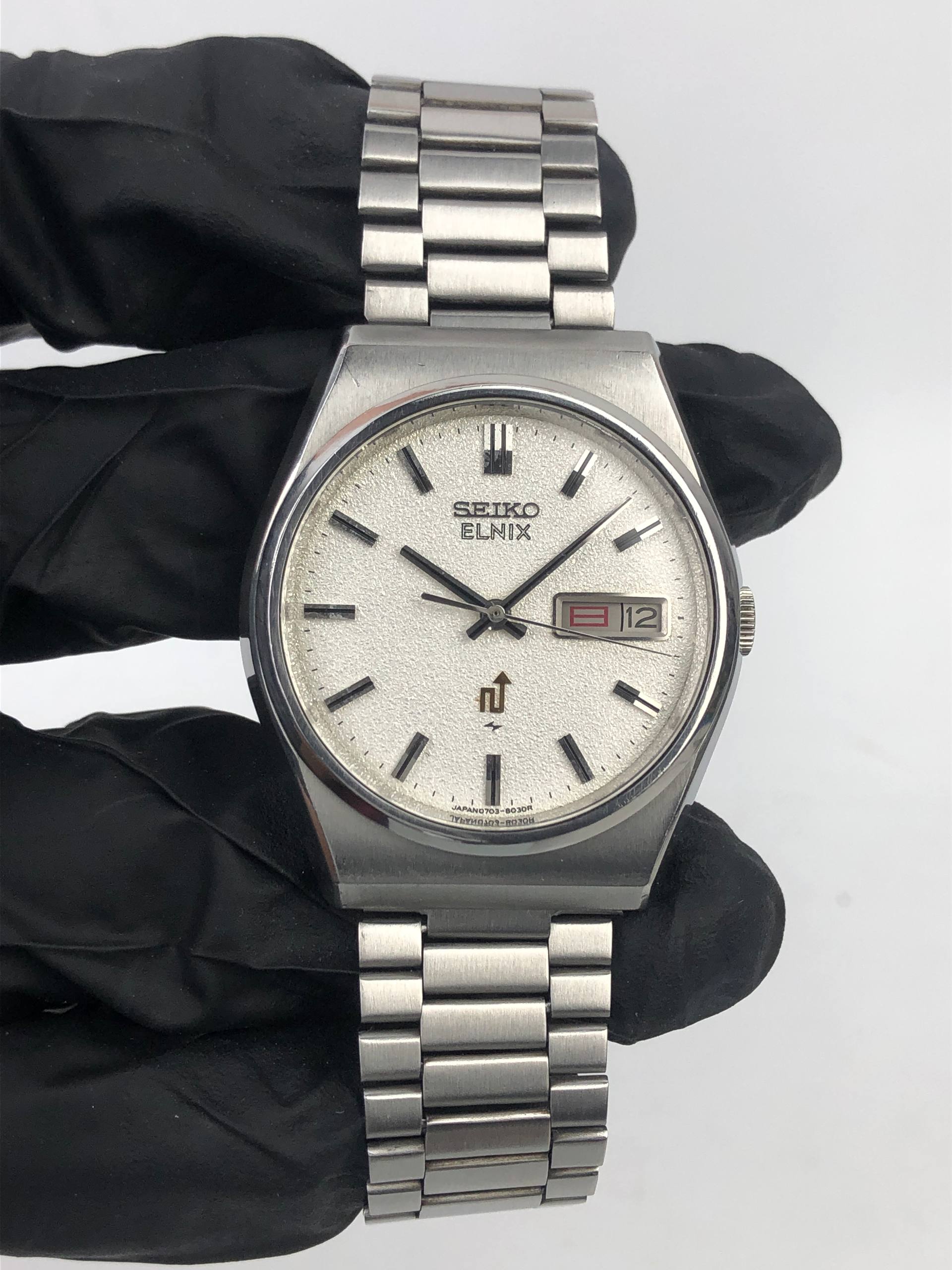SEIKO ELNIX ART TEXTURE DIAL DAYDATE ORIGINAL - Gambar 2
