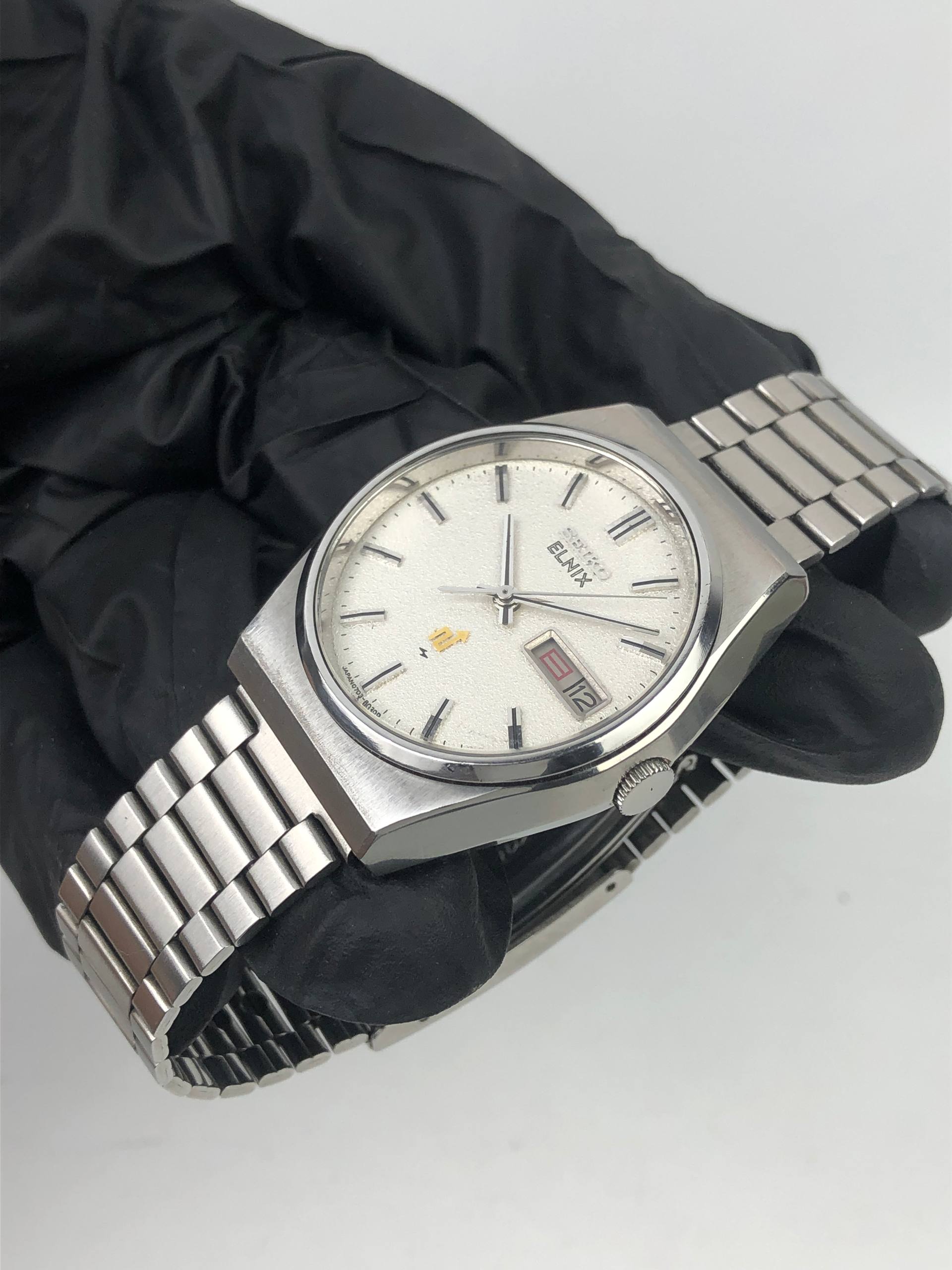 SEIKO ELNIX ART TEXTURE DIAL DAYDATE ORIGINAL - Gambar 3