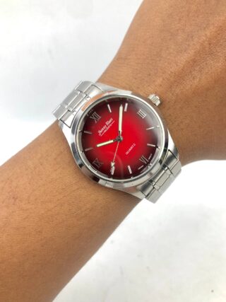 MACHO JHONNY BLUE MAROON SUNBURST DIAL ALL ORIGINAL