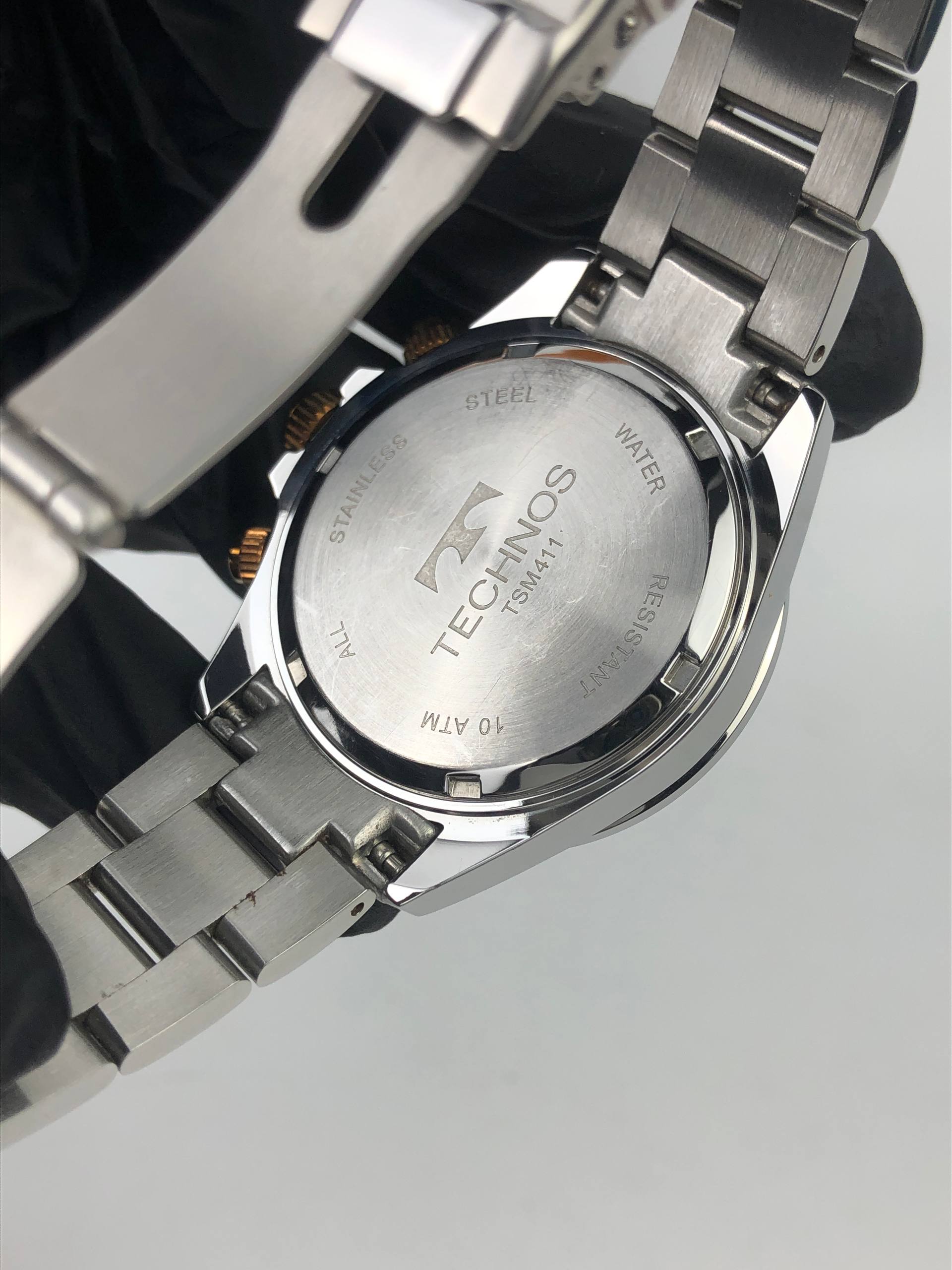TECHNOS DAYTONA CHRONOGRAPH BLUE DIAL ALL ORIGINAL - Gambar 8