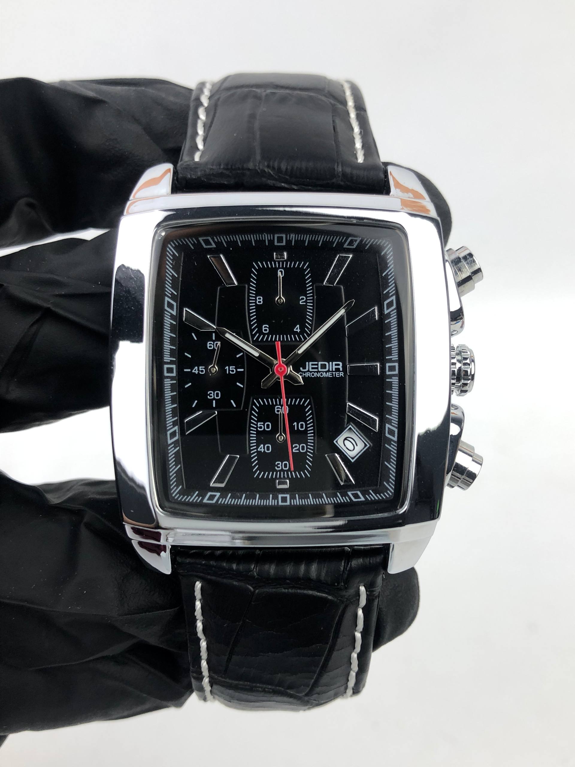 JEDIR CHRONOMETER QUARTZ TANK CASE ALL ORIGINAL - Gambar 2