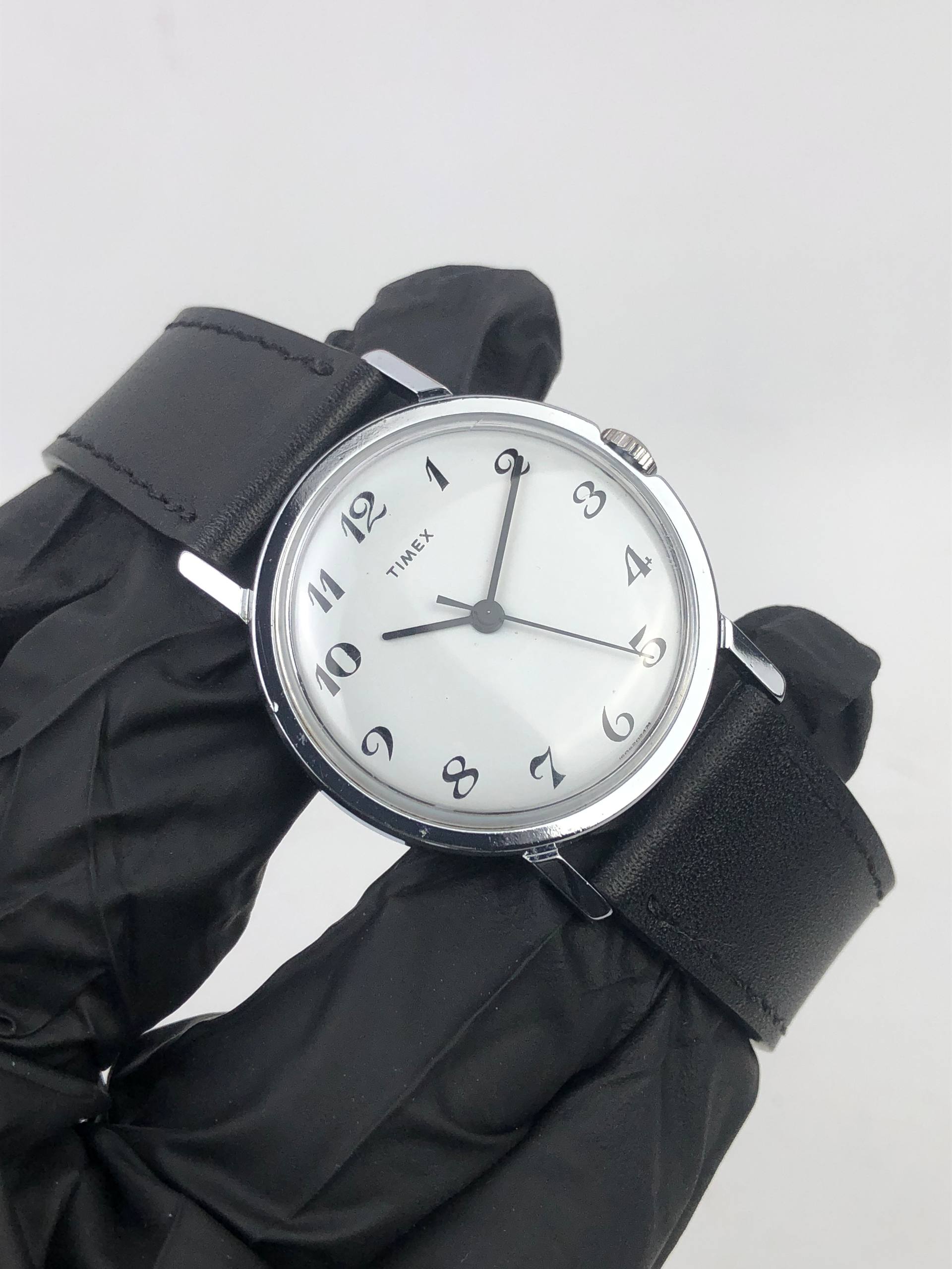 TIMEX MARLIN MECHANICAL VINTAGE ARABIC DIAL - Gambar 4
