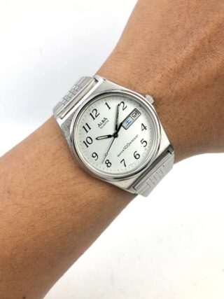 ALBA QUARTZ DAYDATE INTEGRATED BRACELET ALL ORIGINAL
