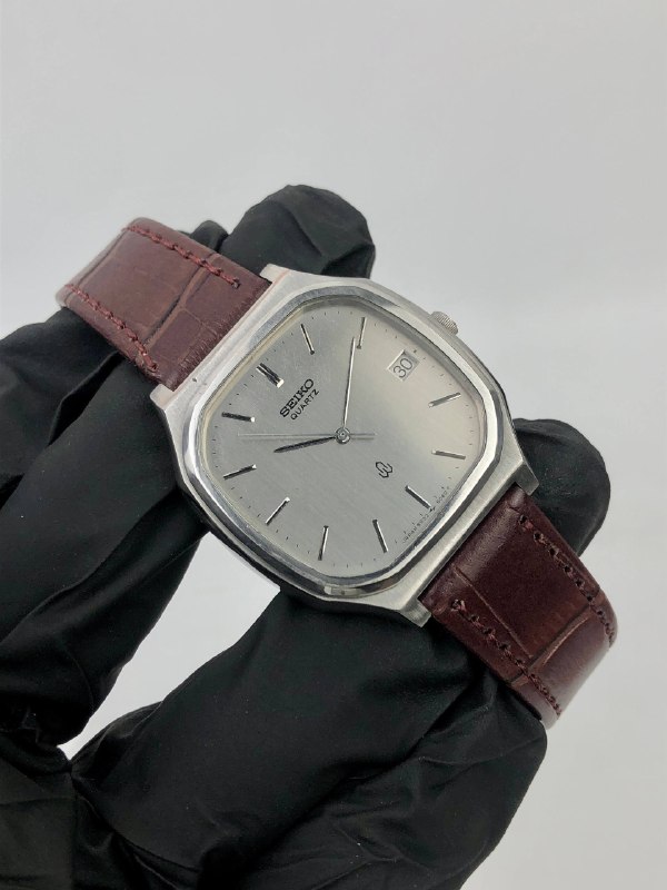 DRESSWATCH SEIKO OCTAGON QUARTZ GREY DIAL CAL 5932 - Gambar 4