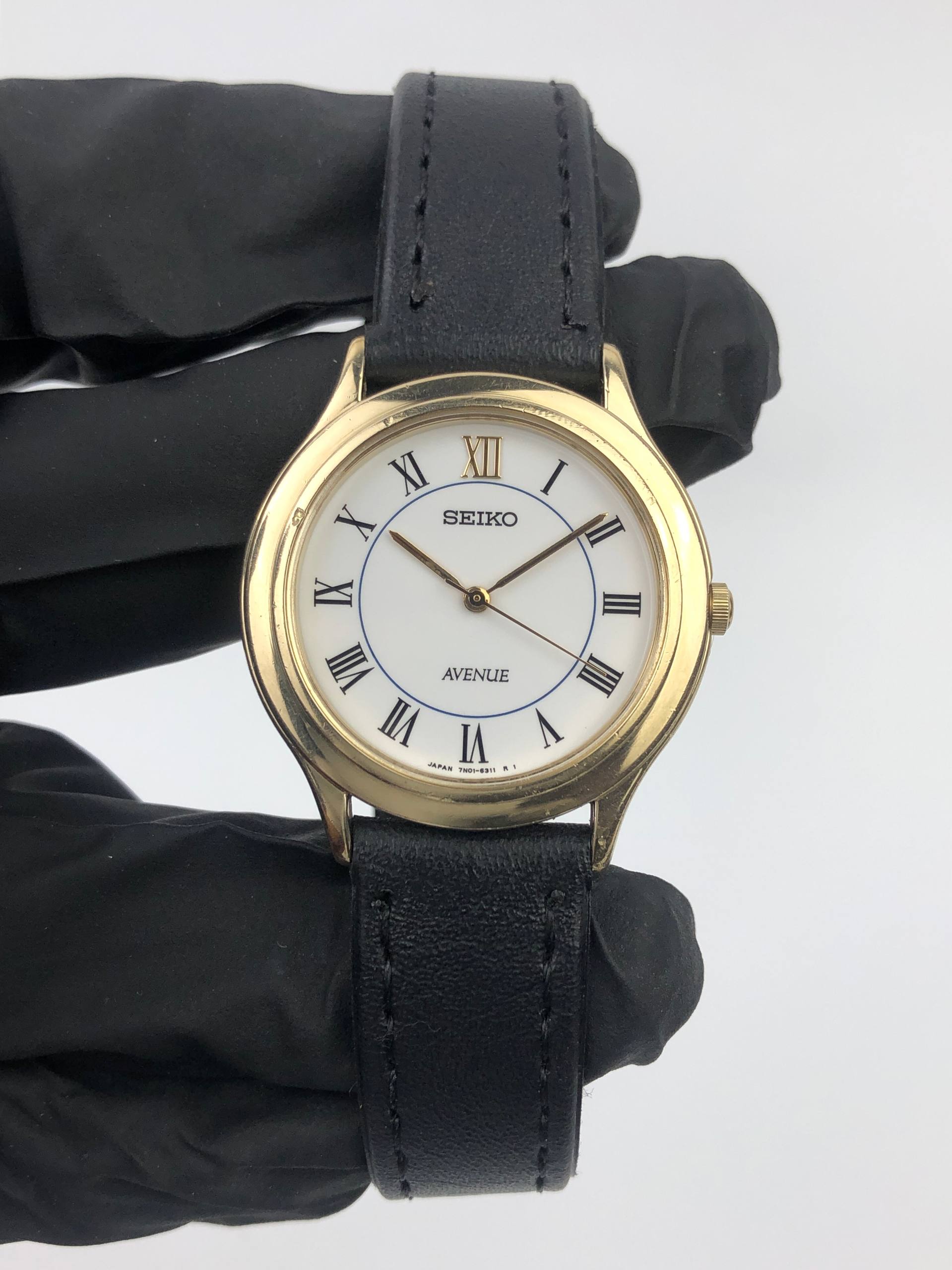 SEIKO AVENUE ROMAN ROUND CASE CAL 7N01 - Gambar 3