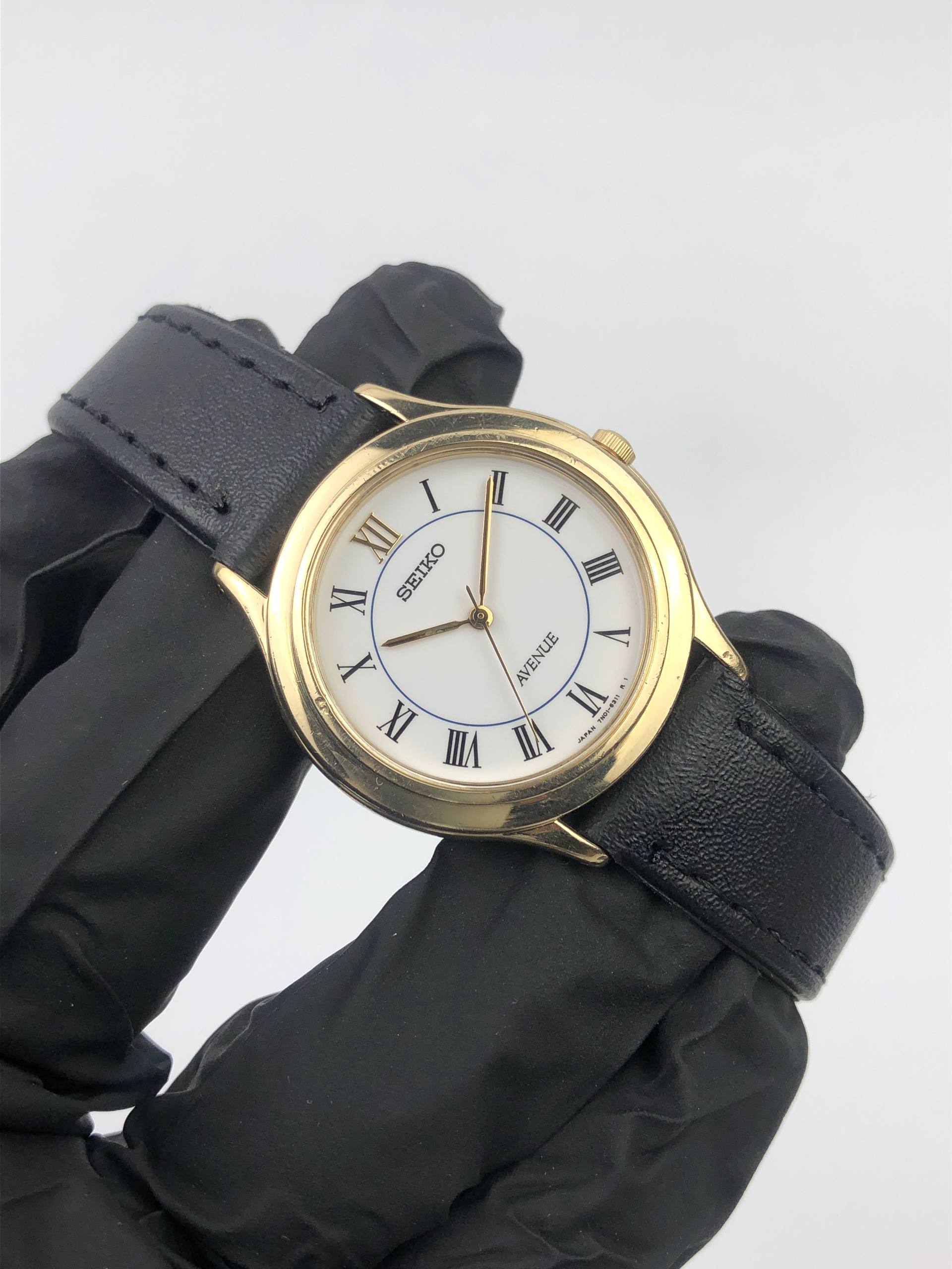 SEIKO AVENUE ROMAN ROUND CASE CAL 7N01 - Gambar 5