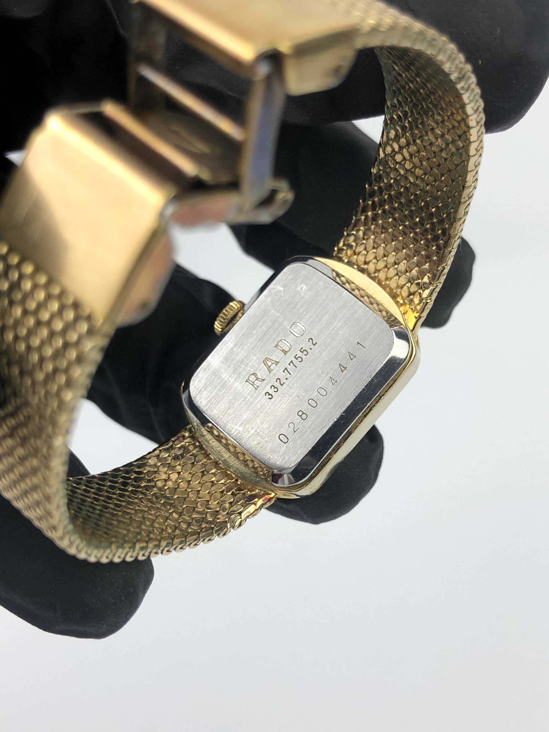 BEAUTIFUL RADO LADIES MILANESE BRACELET GOLD TONE CASE - Gambar 7