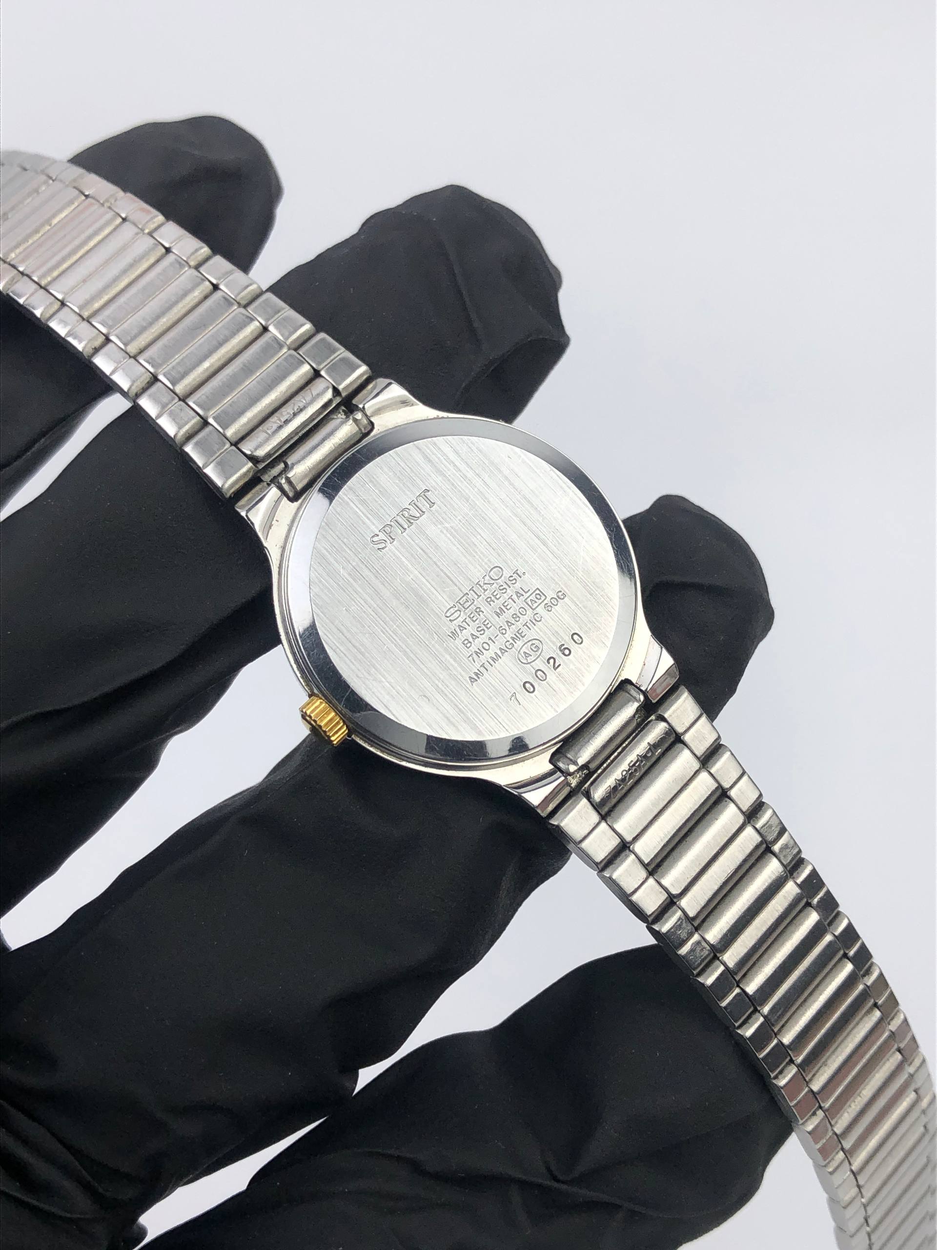 SEIKO SPIRIT QUARTZ LADIES TWOTONE - Gambar 8