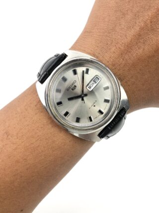 SEIKO 5 CAL 6119 SUNBURST GREY DIAL GERIGI INNER RING
